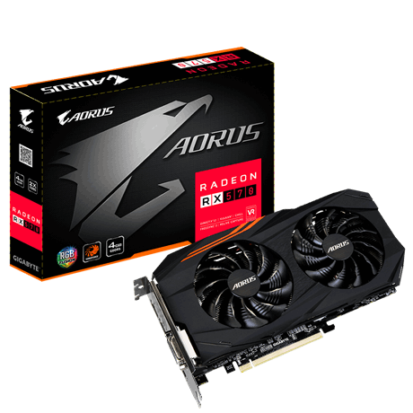 VGA Gigabyte AORUS Radeon™ RX570 4GB GDDR5 256 bit _RX570AORUS-4GD _618S